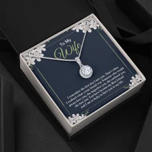 I’m lucky to have you-Eternal Hope Necklace for Wife