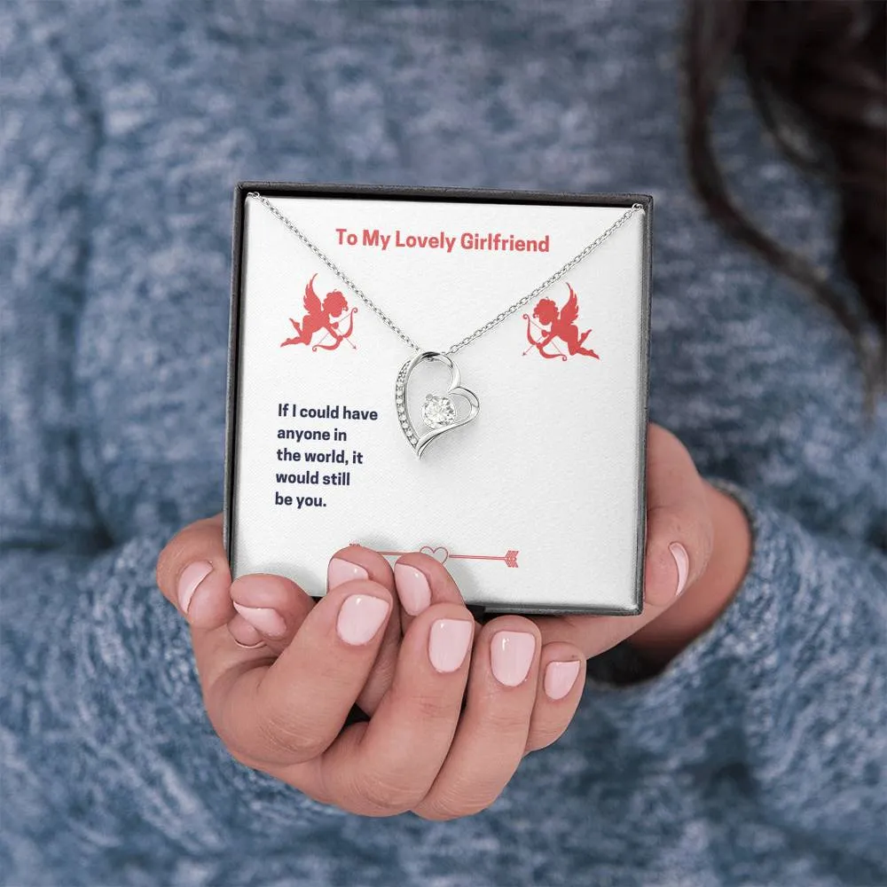 It would still be you-Forever Love Heart Necklace for Girlfriend