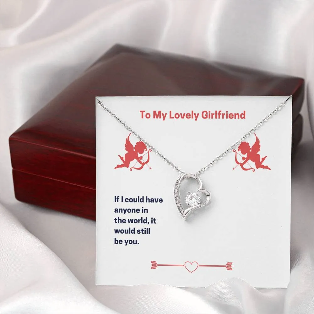 It would still be you-Forever Love Heart Necklace for Girlfriend