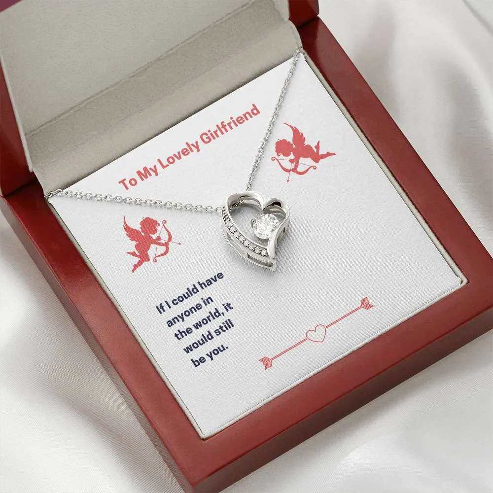 It would still be you-Forever Love Heart Necklace for Girlfriend