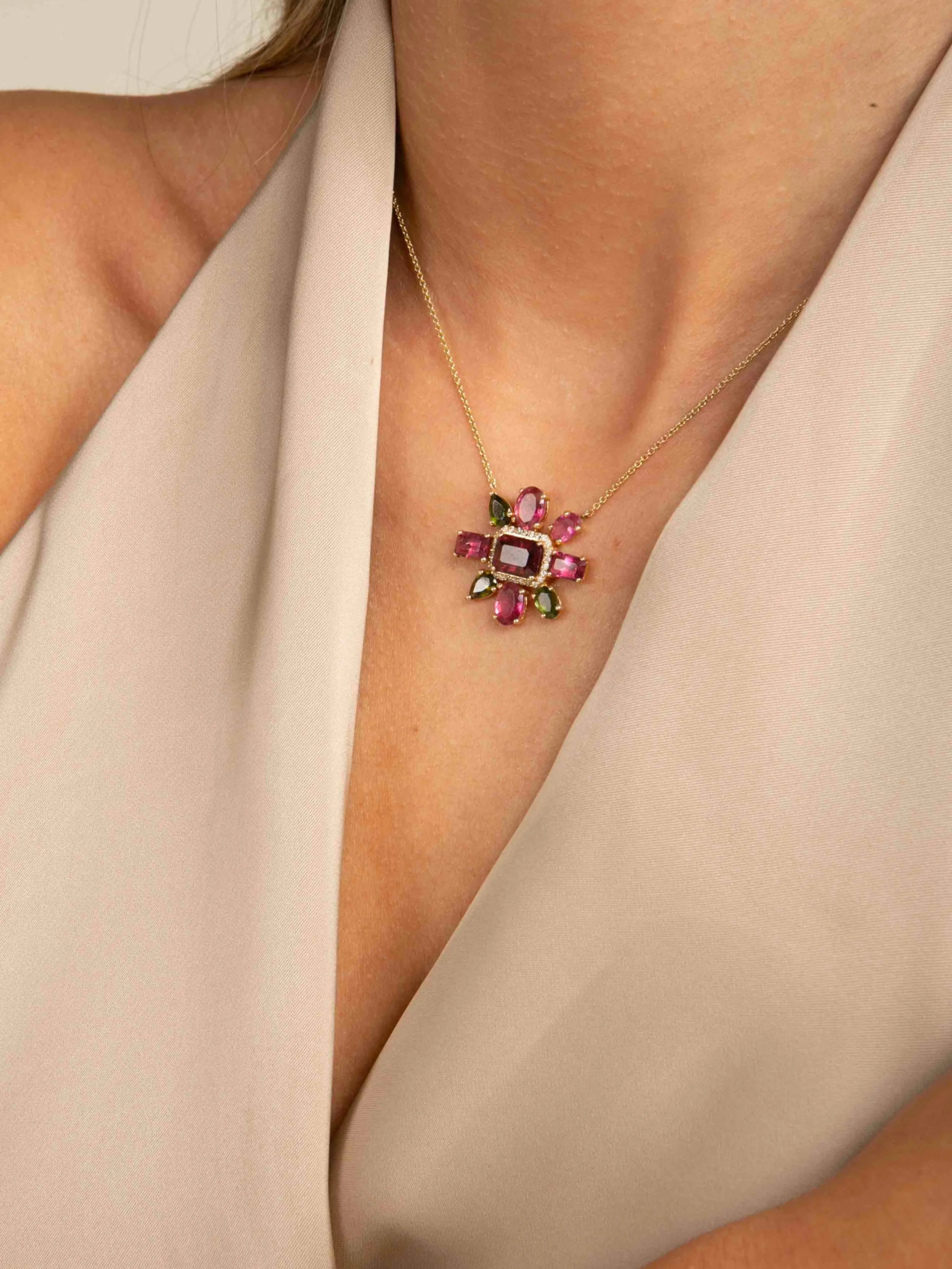 Jaipur Petal Necklace