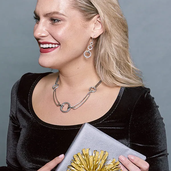 Jardin Necklace - Two Tone Gold   Silver