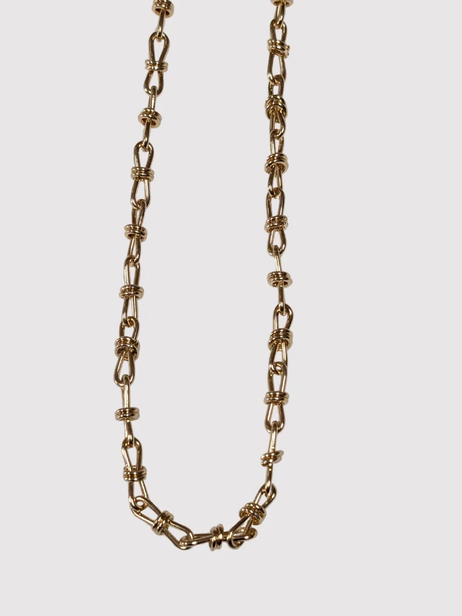 Knot Cable Chain Necklace