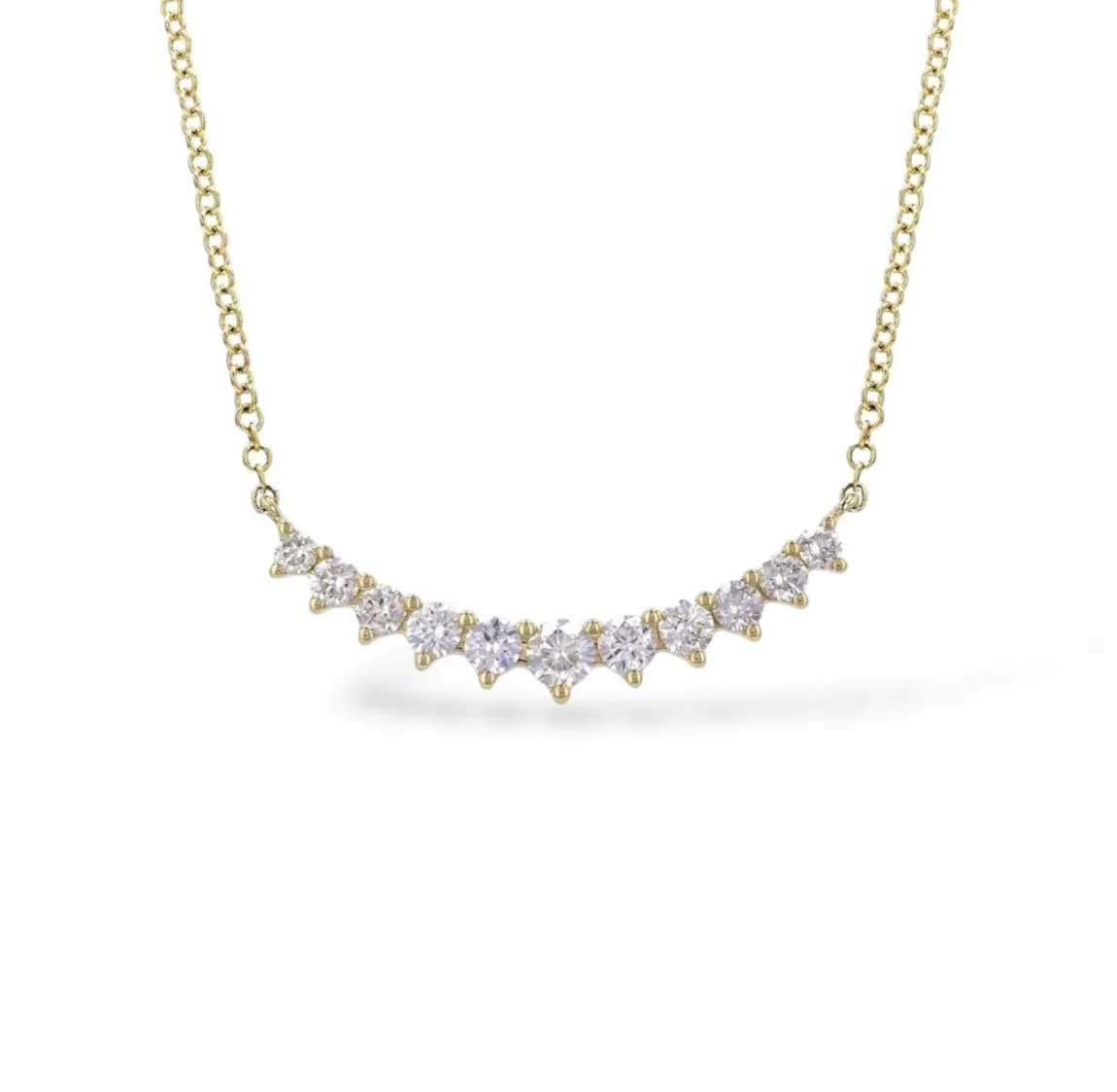 La Princess Diamond Bar Necklace