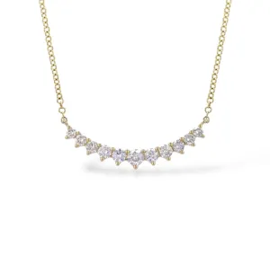 La Princess Diamond Bar Necklace