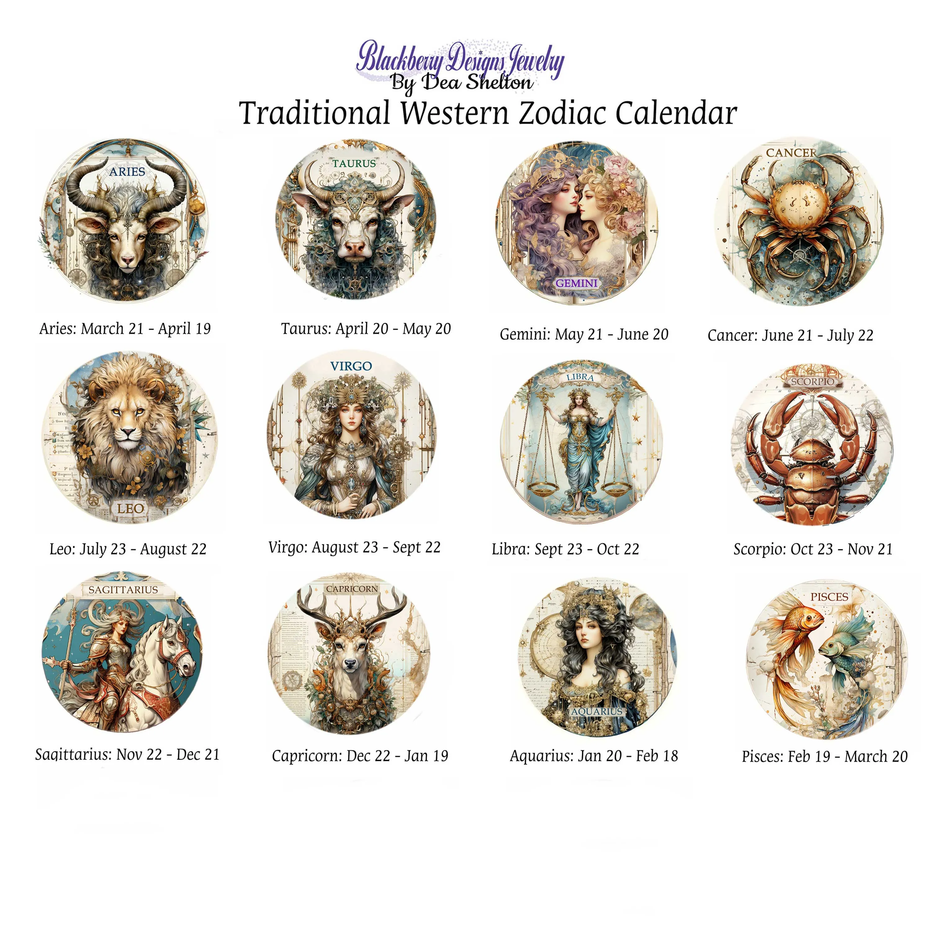 Leo Horoscope Necklace