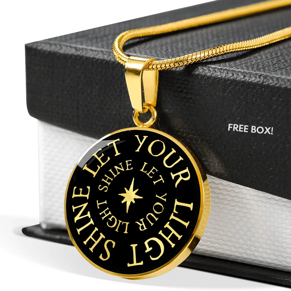 Let Your Light Shine - Luxury Circle Necklace