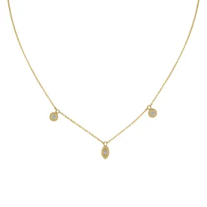 Lissa Diamond Dangle Necklace