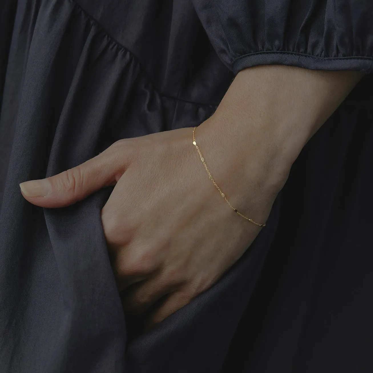 Little Gold Fleck Bracelet | B0801