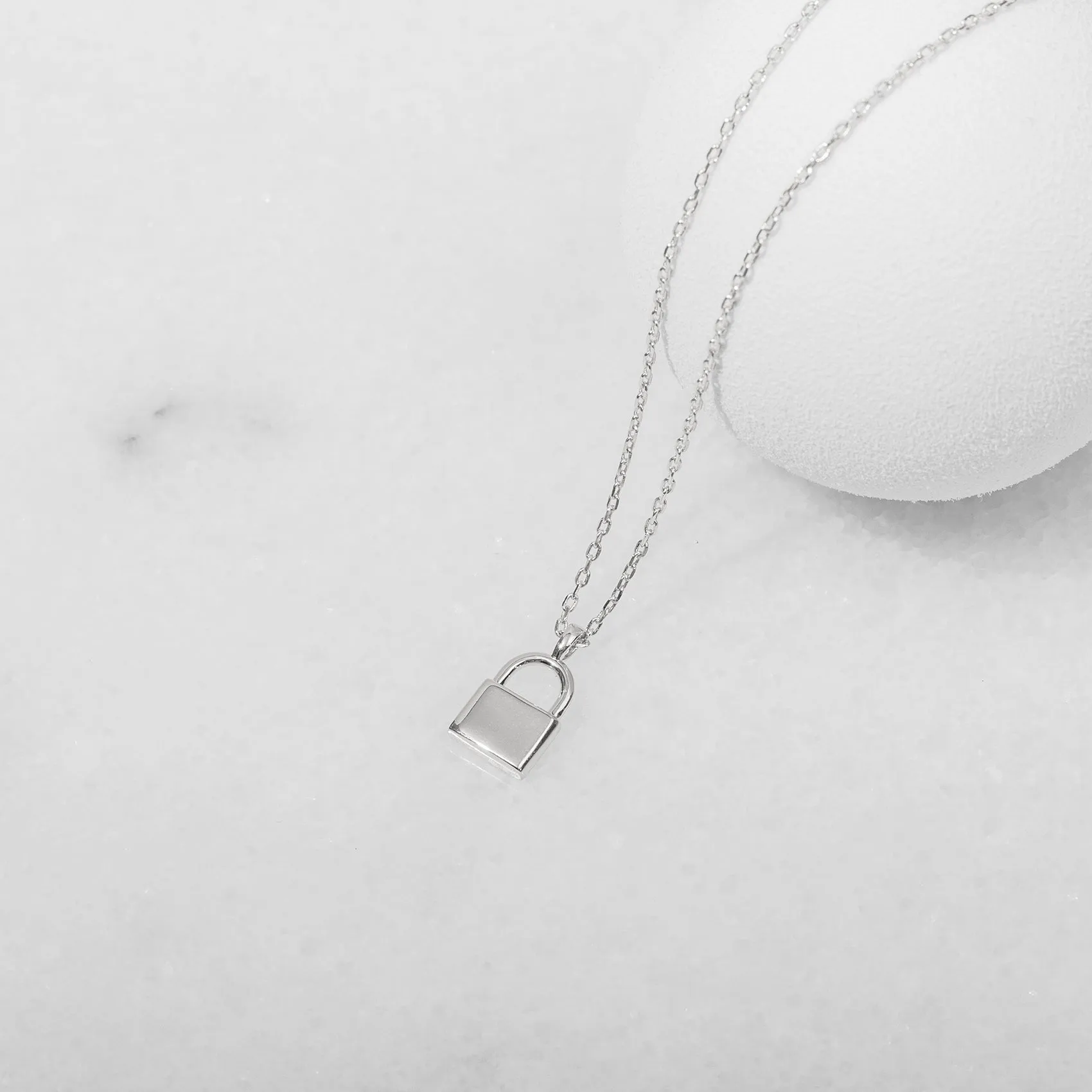 Lock Pendant Necklace