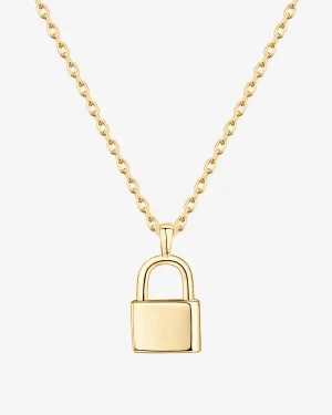 Lock Pendant Necklace