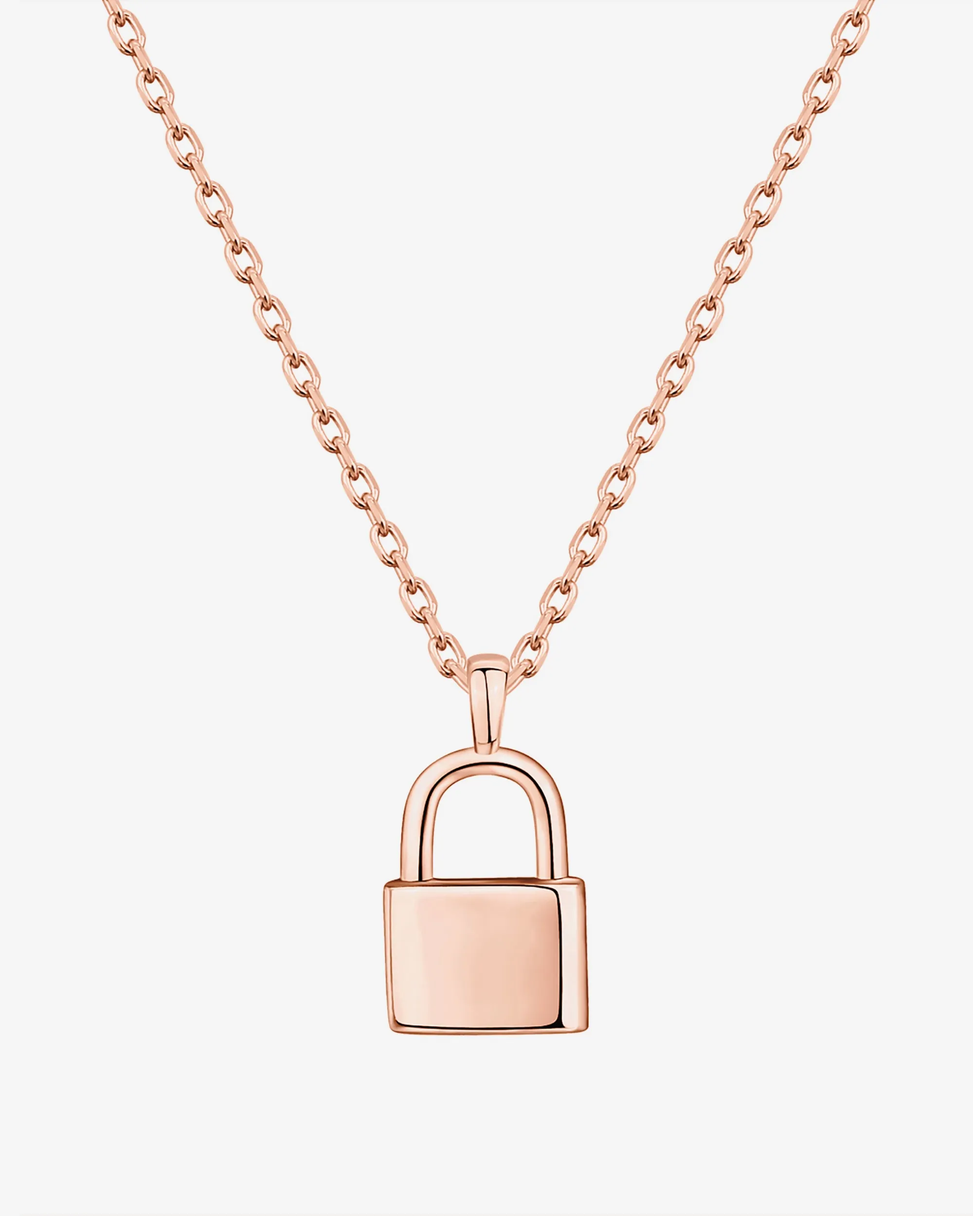 Lock Pendant Necklace