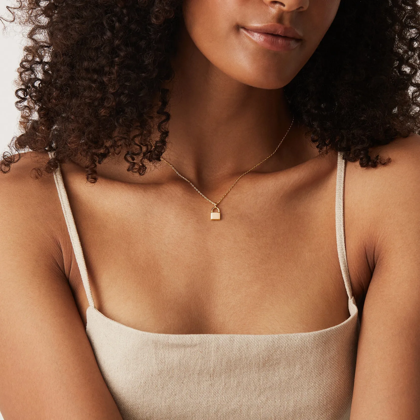 Lock Pendant Necklace