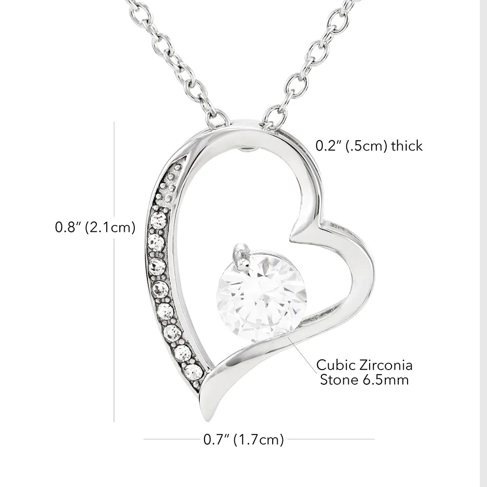 Love you till I die-Forever Love Heart Necklace For Wife