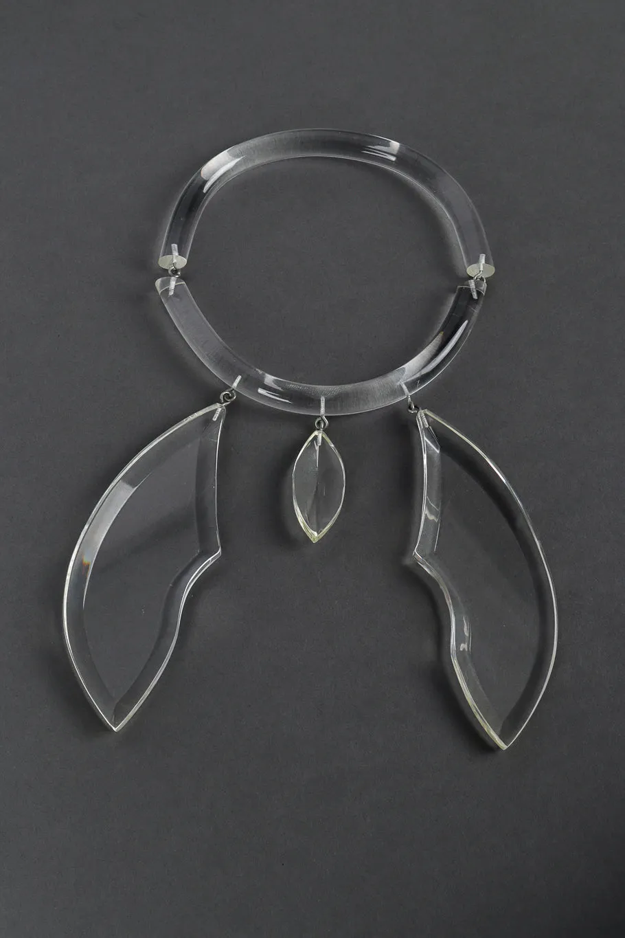 Lucite Wing Necklace