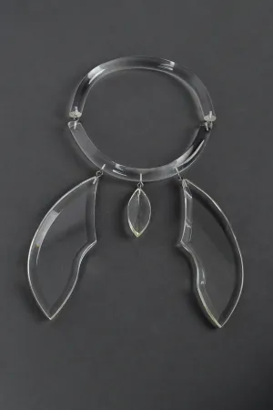 Lucite Wing Necklace