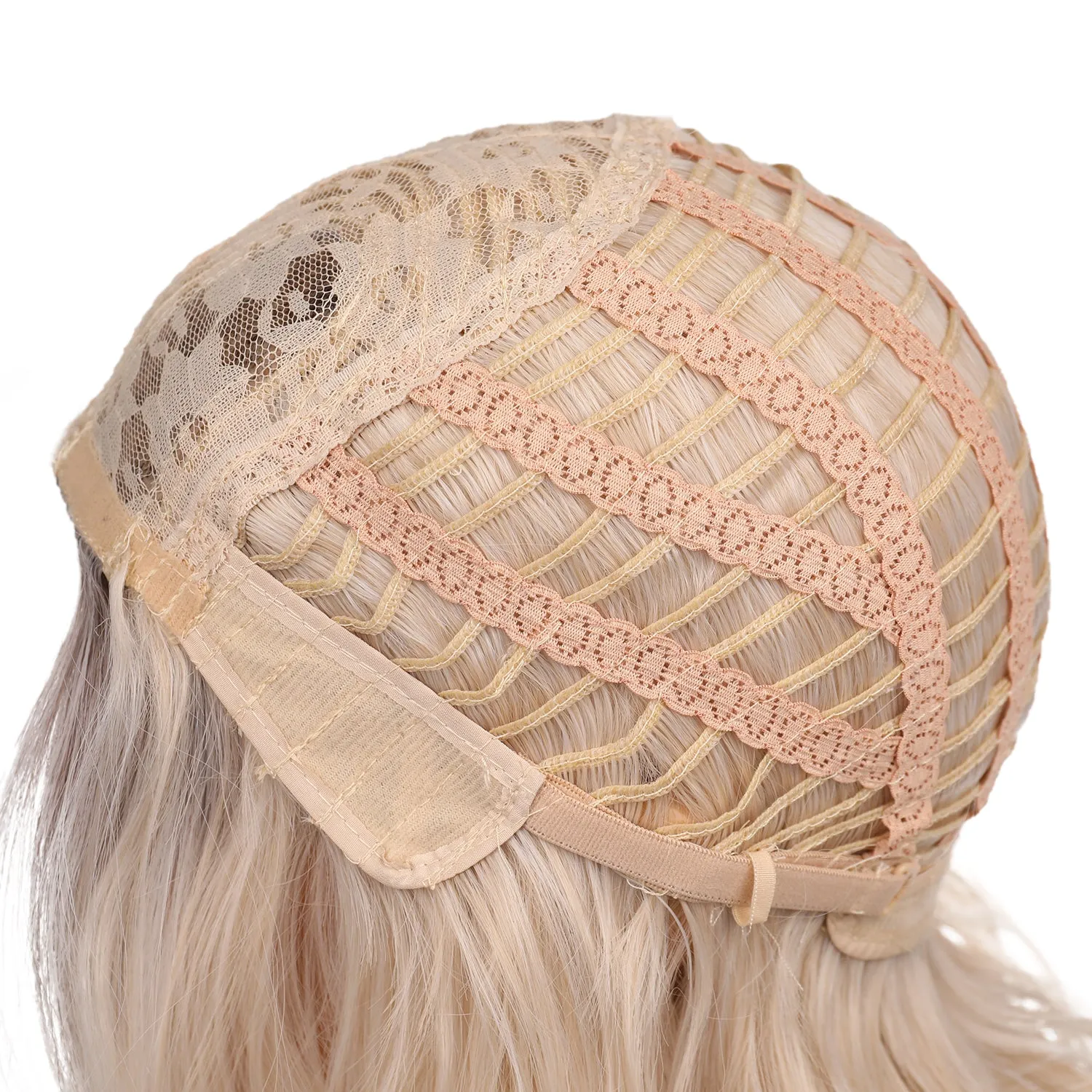 Madison | Ash Blonde Medium Wavy Synthetic Hair Wig