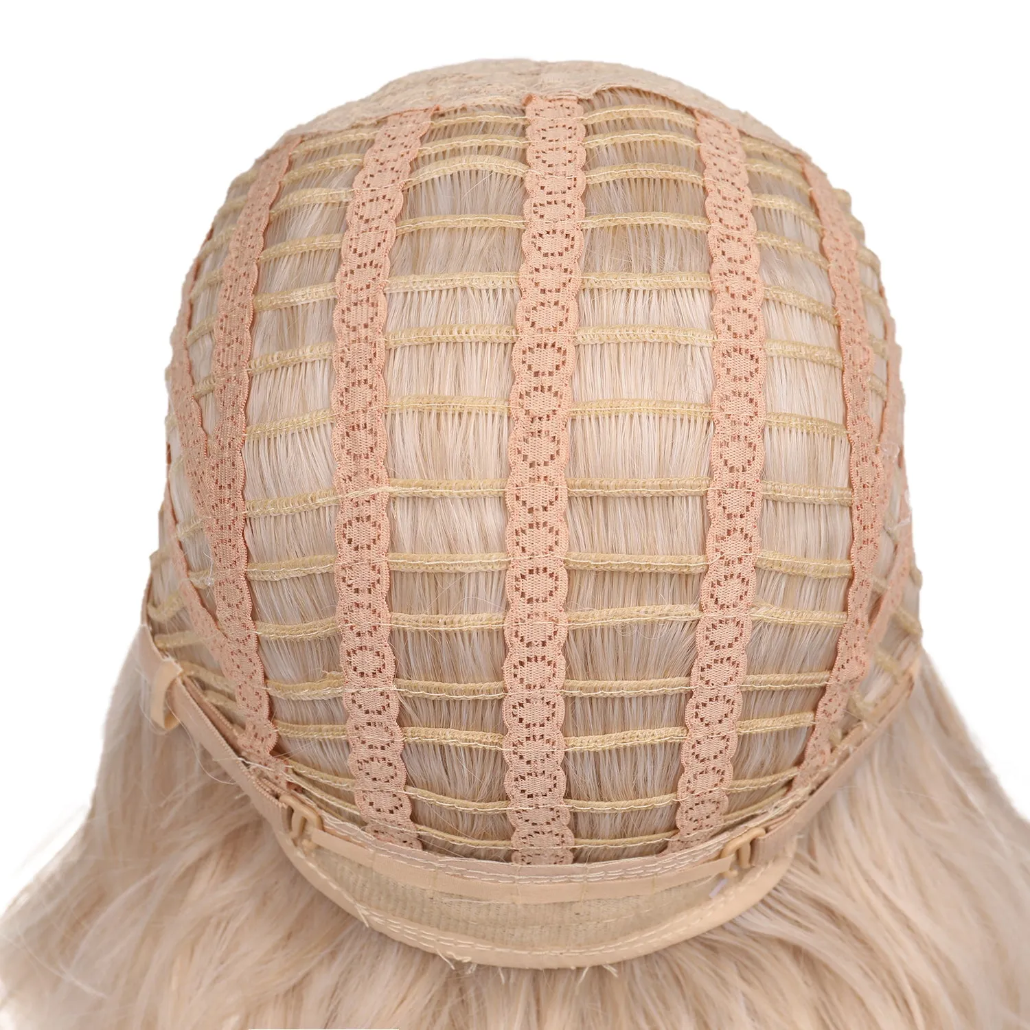 Madison | Ash Blonde Medium Wavy Synthetic Hair Wig