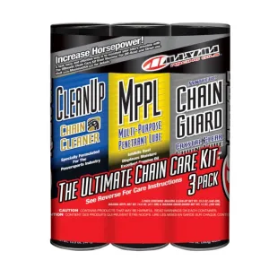 Maxima Synthetic Chain Care Kit -3 pack Aerosol