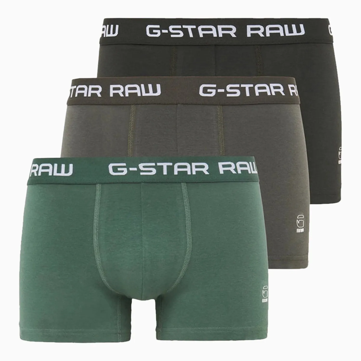 Men's Classic Trunk Color 3 Pack Boxers