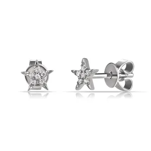 Micro Diamond Star Stud Earring