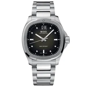 Mido Multifort TV watch big date 39x40mm automatic gray steel m049.526.11.081.00