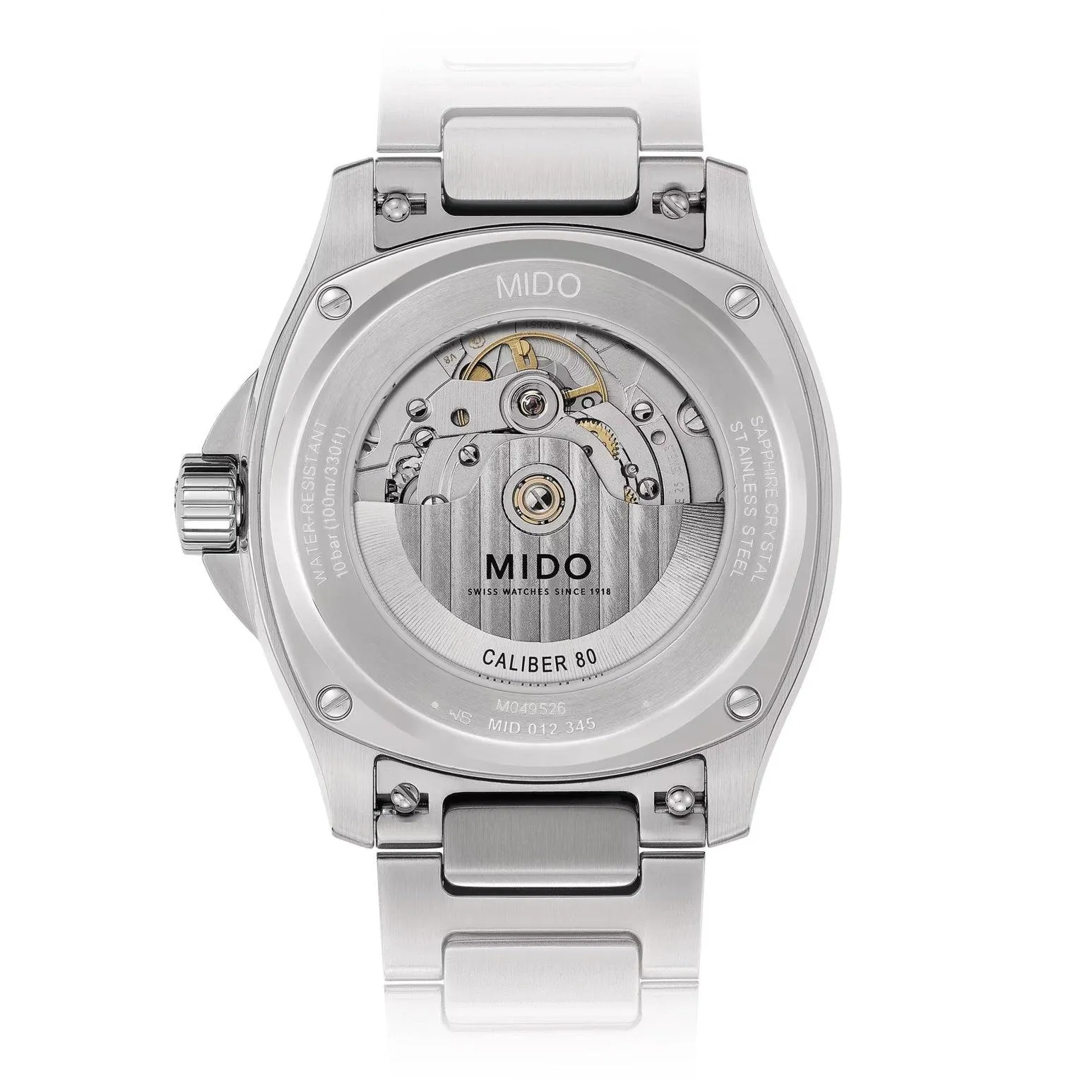 Mido Multifort TV watch big date 39x40mm automatic gray steel m049.526.11.081.00