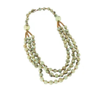 Mint Green Acai Beads Necklace