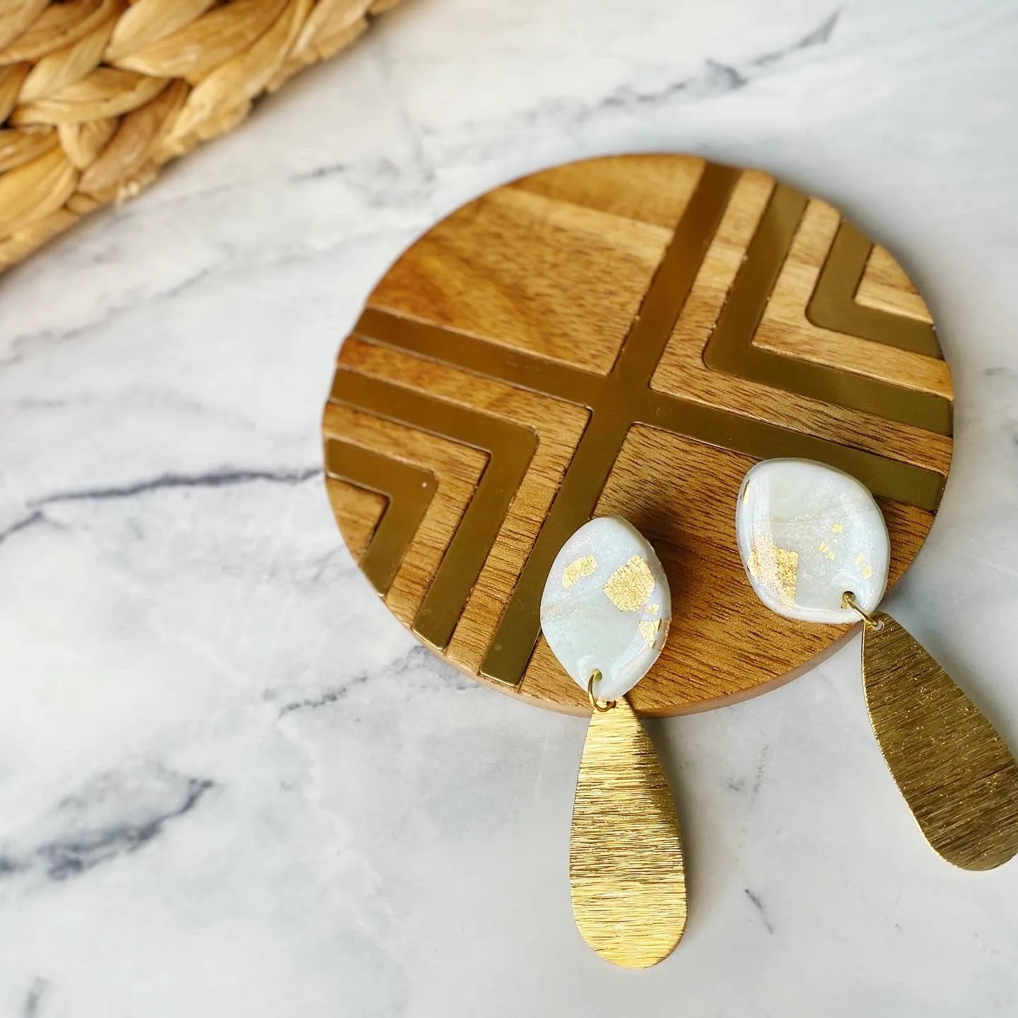 Mint Marble Polymer Clay