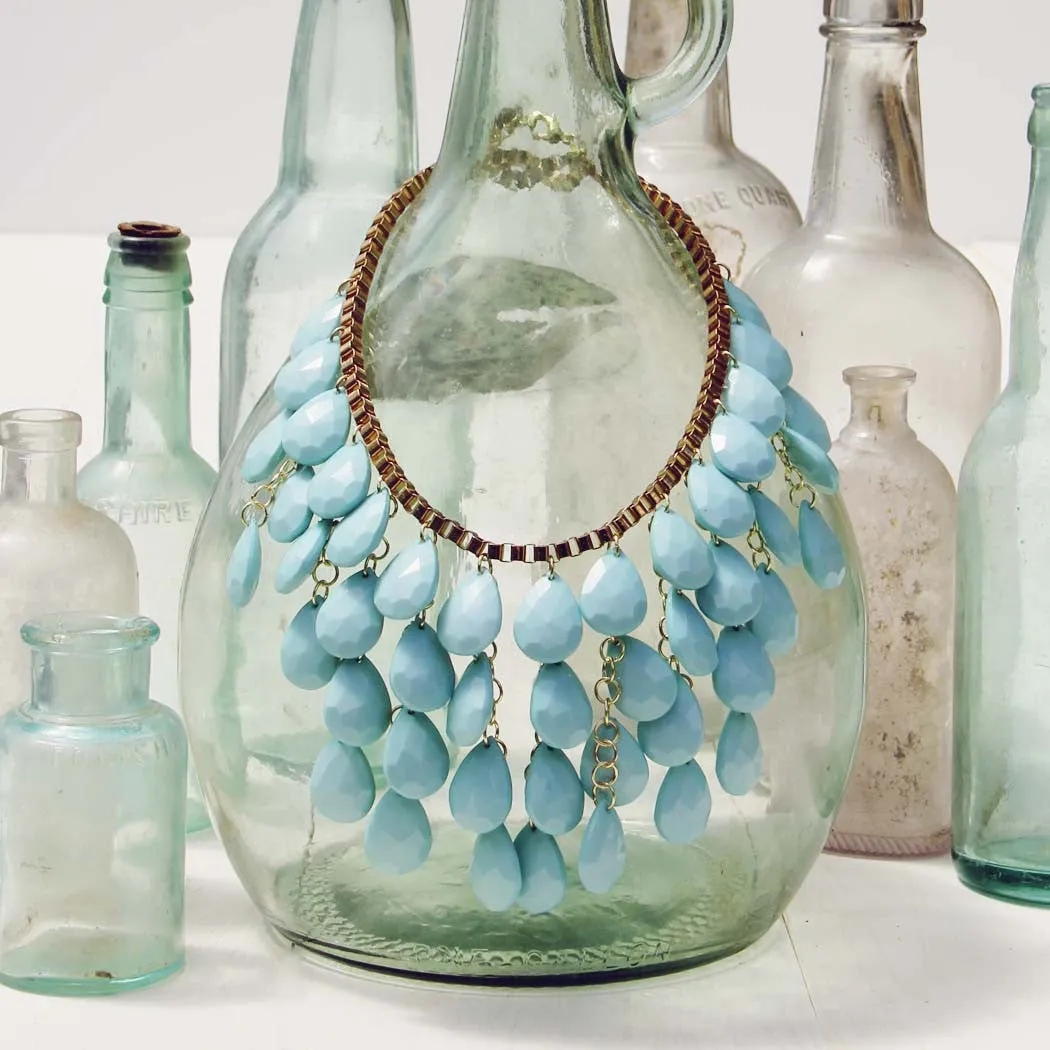 Mint Waterfall Necklace