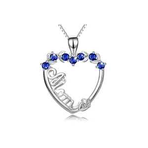 Mom’s Love Mom Heart Pendant Necklace