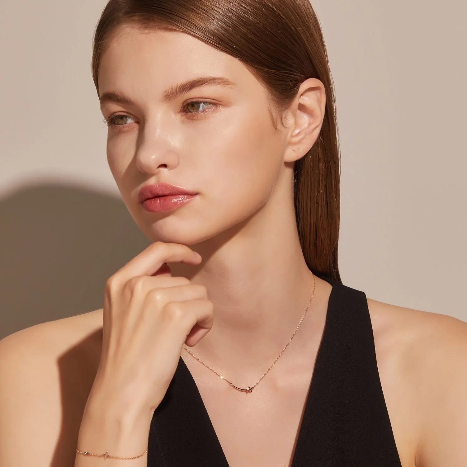 Mon Paris Gold Necklace JDPNRYF40XX