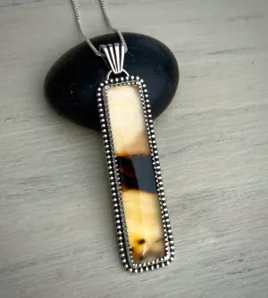 Montana Agate Bar Pendant