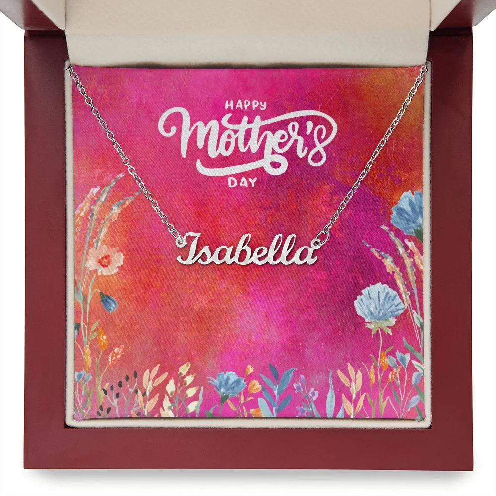 Mother's Day Personalized Name Necklace Gift