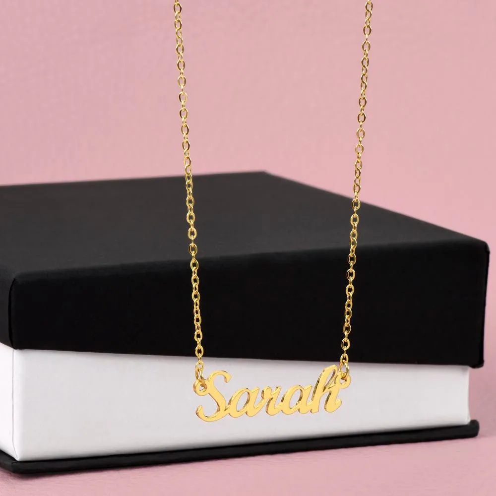 Mother's Day Personalized Name Necklace Gift