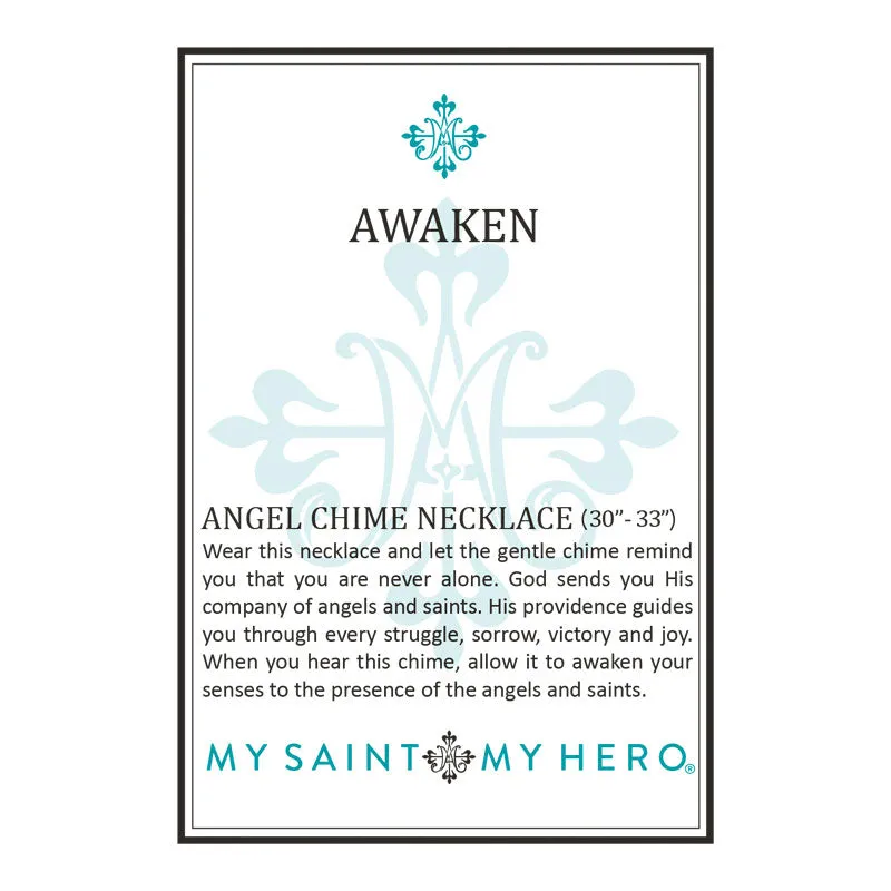 My Saint My Hero Awaken Angel Chime Necklace