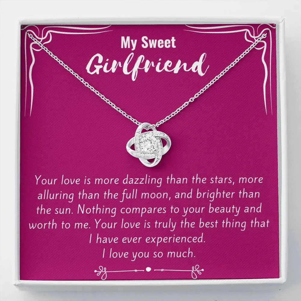 My Sweet Girlfriend Love Knot Necklace