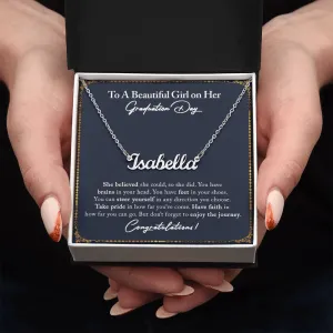 Name Necklace - Graduation Gift 02