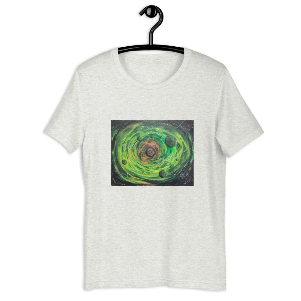 Neon Planet Spiral Short-Sleeve Unisex T-Shirt