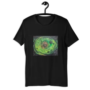Neon Planet Spiral Short-Sleeve Unisex T-Shirt