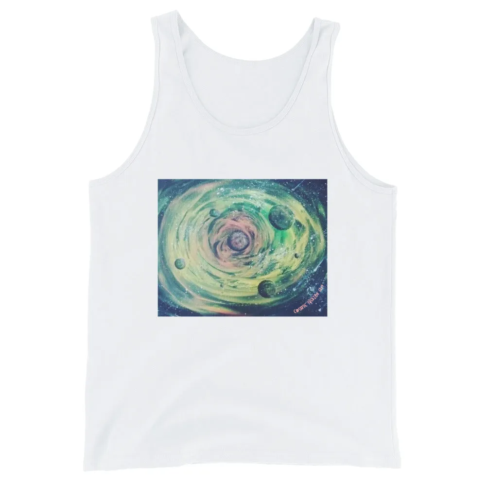 Neon Planet Spiral Unisex Tank