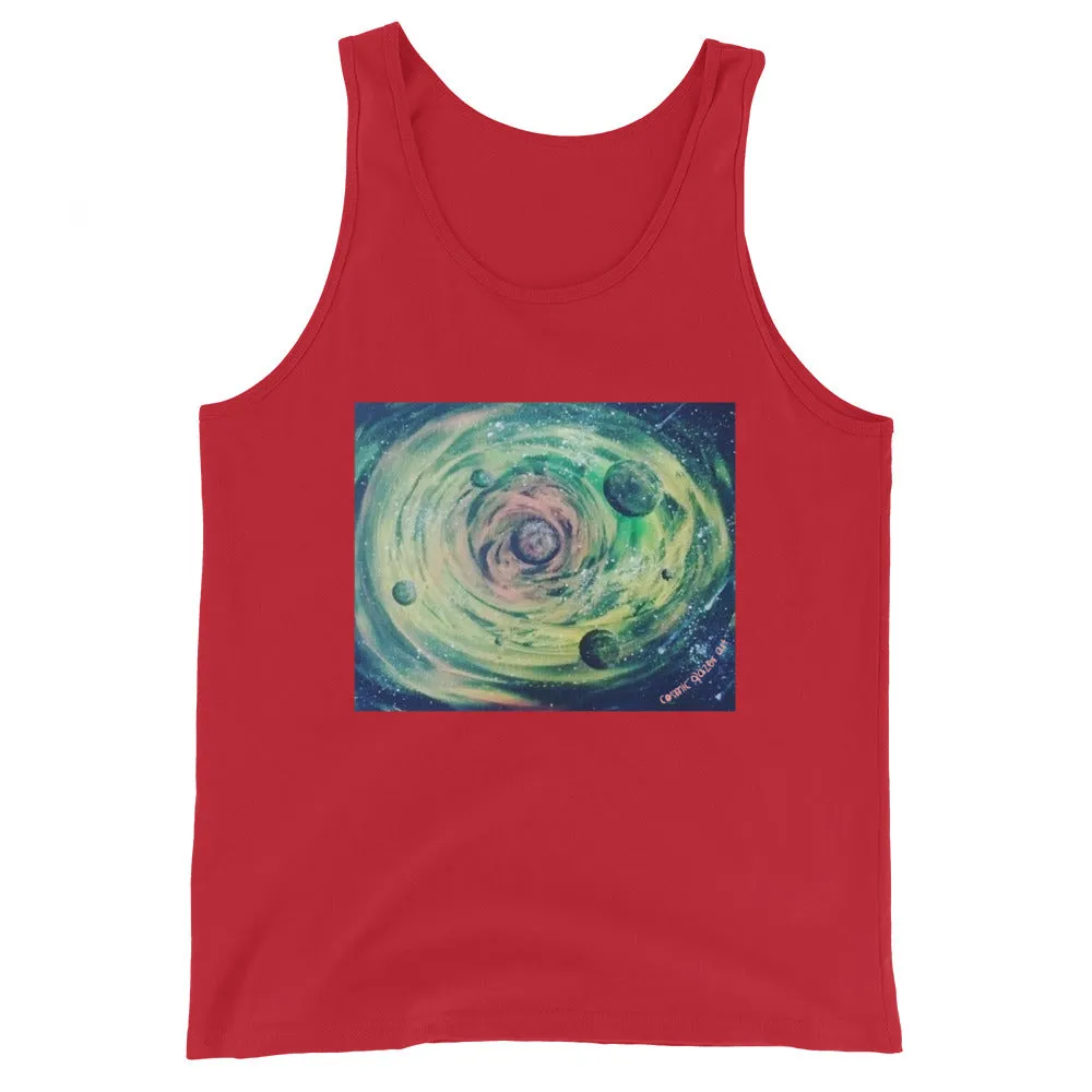 Neon Planet Spiral Unisex Tank