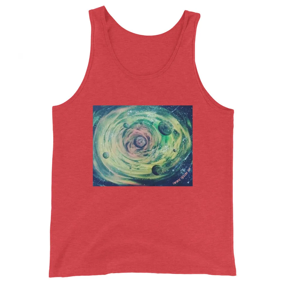 Neon Planet Spiral Unisex Tank