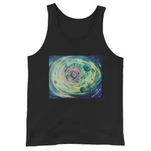 Neon Planet Spiral Unisex Tank