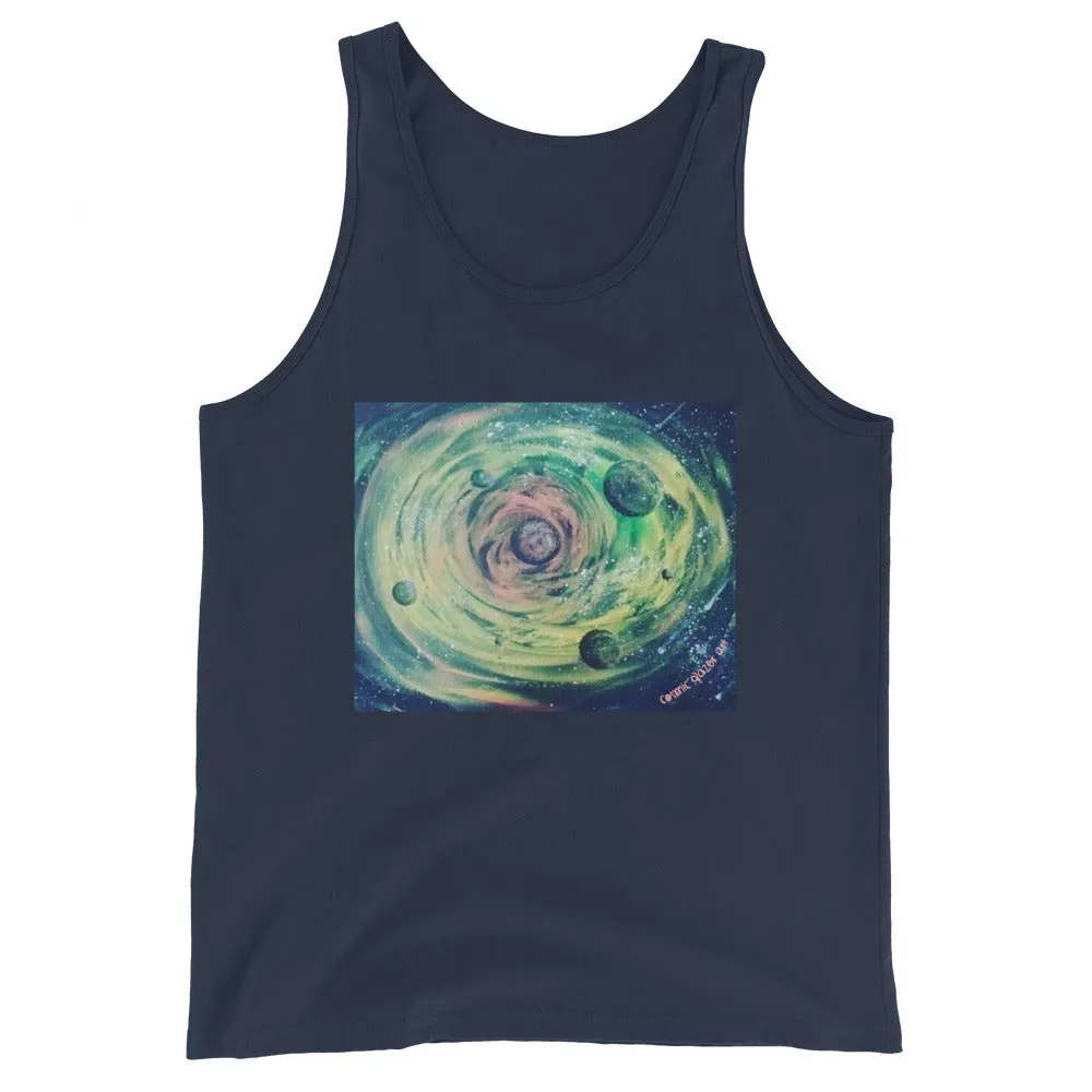 Neon Planet Spiral Unisex Tank