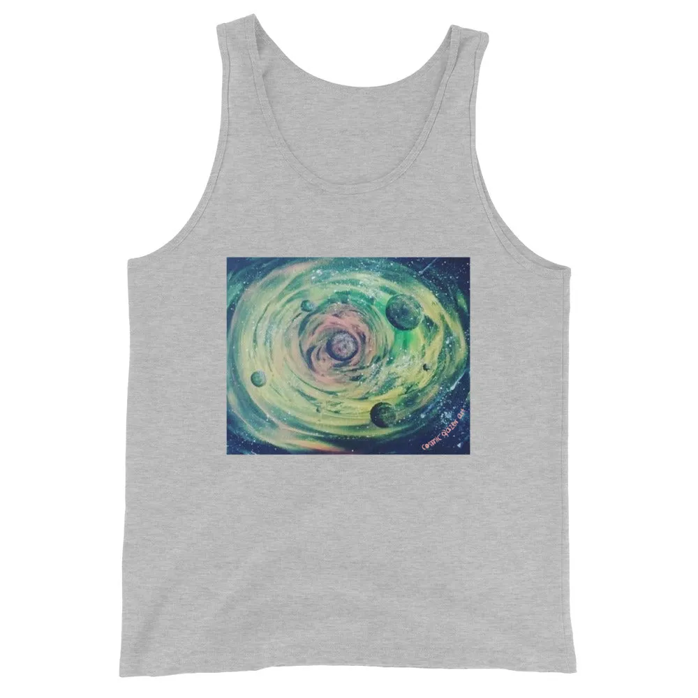 Neon Planet Spiral Unisex Tank