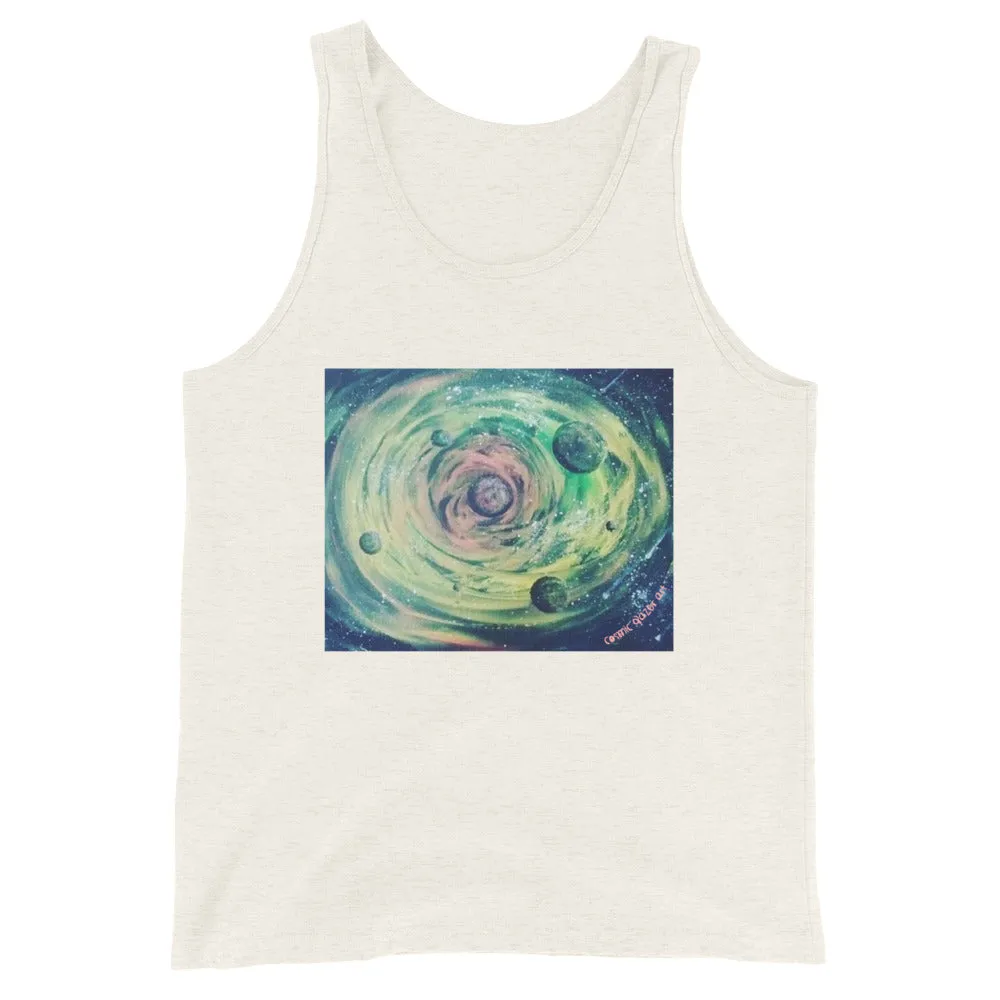 Neon Planet Spiral Unisex Tank