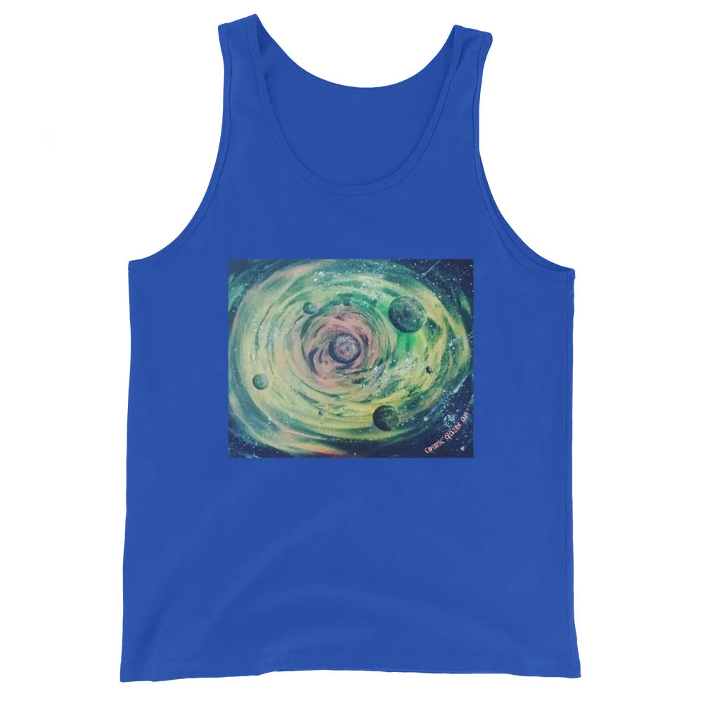 Neon Planet Spiral Unisex Tank