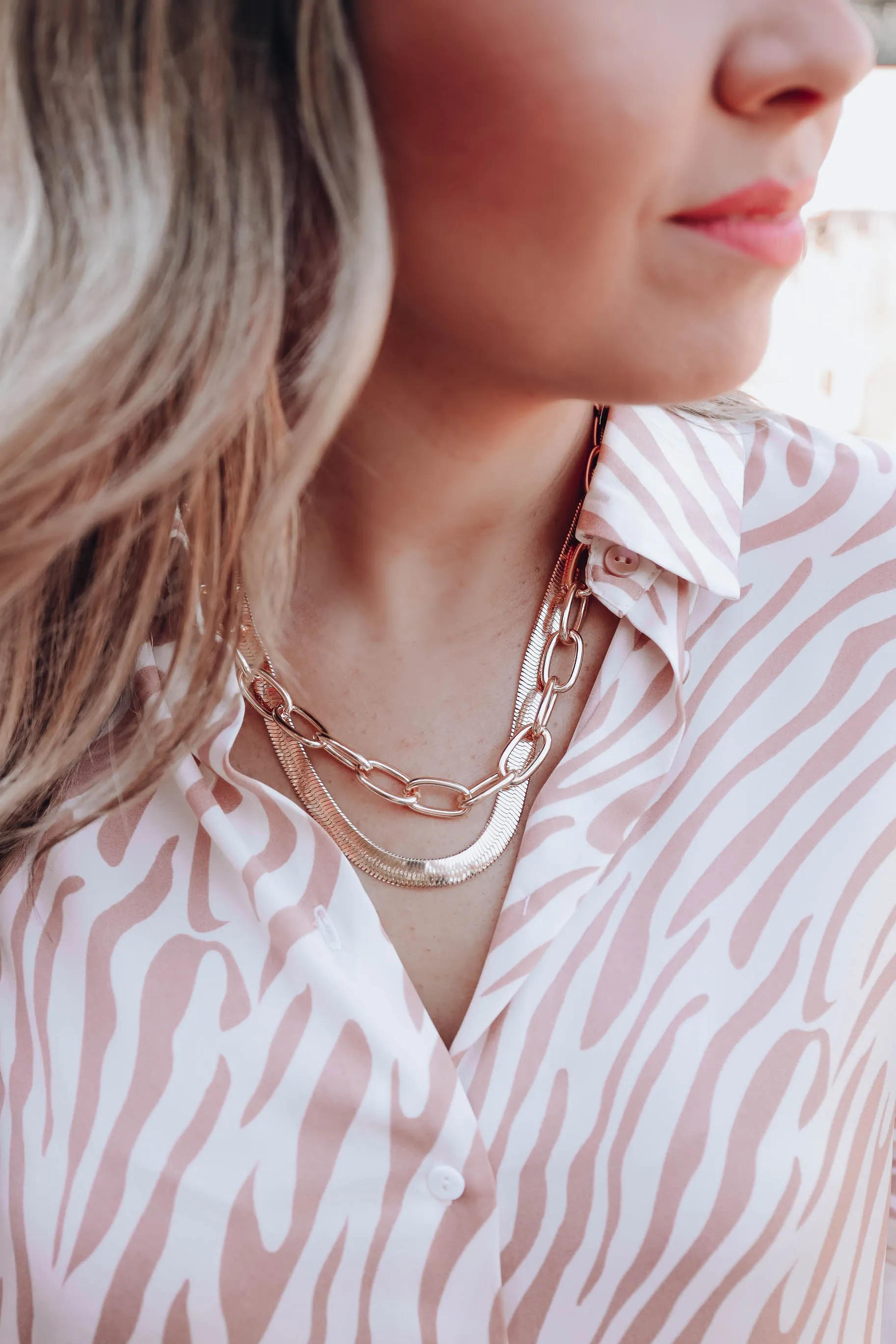 Never Enough Layered Chain Necklace - Gold