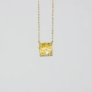 NEW! Chryseum Square Pendant with Diamond in 14k Gold by Branch